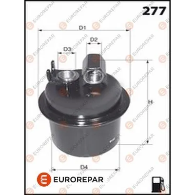 Yakıt Filtresi  Honda CRX (EG/EH)(04.1992->)  EUROREPAR 1643631980