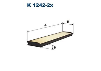 Polen Filtresi  FILTRON K 1242-2X  A1248350047 1248300118 124 830 01 18 124830011864 124 830 01 18 64 1248350047 124 835 00 47 A1248300118 A 124 830 01 18 A124830011864 A 124 830 01 18 64 A 124 835 00 47