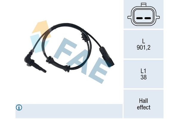 Abs Sensörü Arka Sağ veya Sol Nissan Interstar Pritsche (2023->)  KRAFTVOLL 05090750