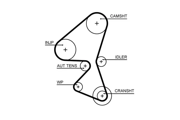 Triger Kayışı  Ford Mondeo 4/5 Kapı (CA2)(2007->)  GATES 5656XS