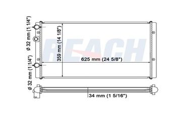 Su Radyatörü  RADISEN RR 65233  6N0121253M 6N0.121.253 M