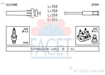 Buji Kablosu  FACET 4.9511  5018394AE 5033233AB 134268