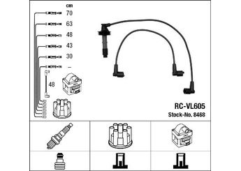 Buji Kablosu  NGK 8468  7431335874 74 31 335 874 7439135700 74 39 135 700 7431 3358 74 7439 1357 00