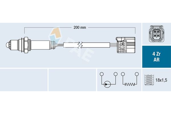 Oksijen (Lambda) Sensörü  FAE 75632