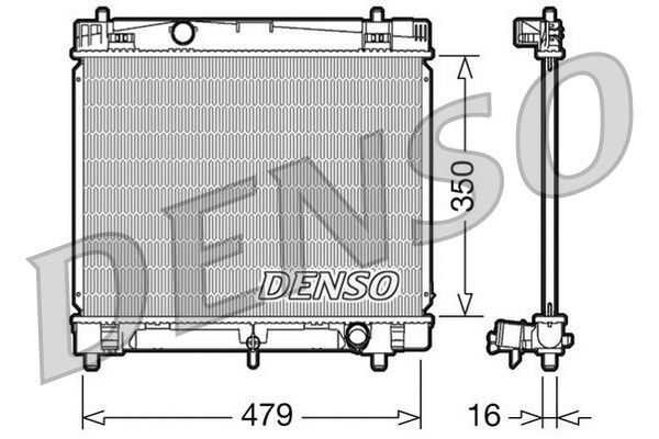 Su Radyatörü  DENSO DRM50008