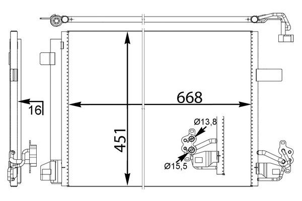 Klima Radyatörü  MAHLE AC 774 000S