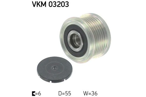 Alternatör Kasnağı  SKF VKM 03203
