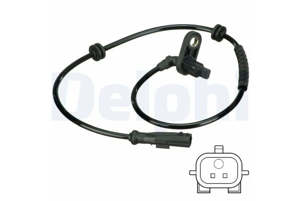 Abs Sensörü Arka Sağ Renault Clio III (08.2005->)  DELPHI SS20600