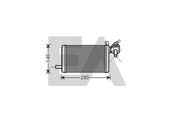 Kalorifer Radyatörü  MAHLE AH 89 000P  A631835000 6318350001 A6318350001 8FH351311351 8FH 351 311-351