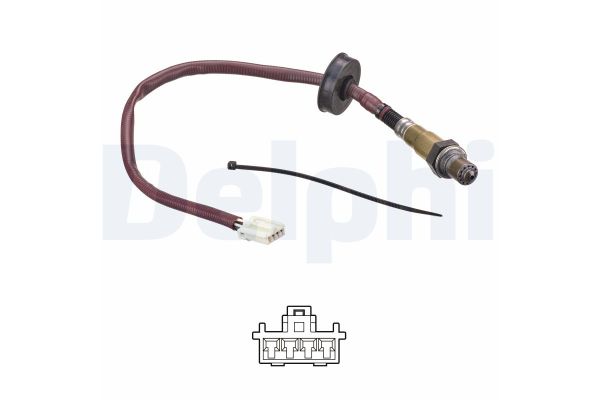 Oksijen (Lambda) Sensörü  Mitsubishi Colt CZ3 3 Kapı (Z30)(03.2005->)  DELPHI ES21319-12B1