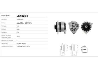 Alternatör  LUCAS ELEKTRIK LEA0284  LEA0284