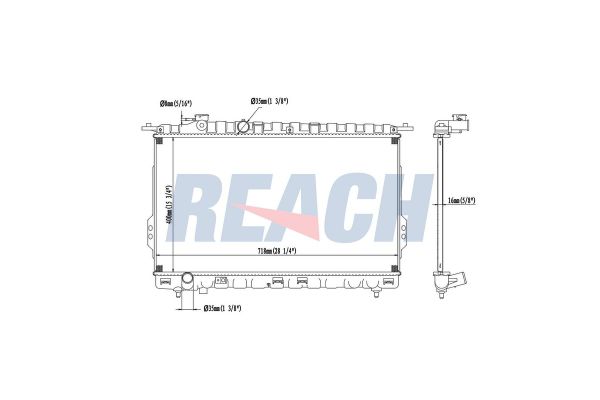 Su Radyatörü  Hyundai Sonata (EF)(1999->)  VEKA 16-4327B