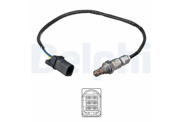 Oksijen (Lambda) Sensörü  Volkswagen Golf Sportsvan VII (AN1)(09.2017->2020)  DELPHI ES21056-12B1