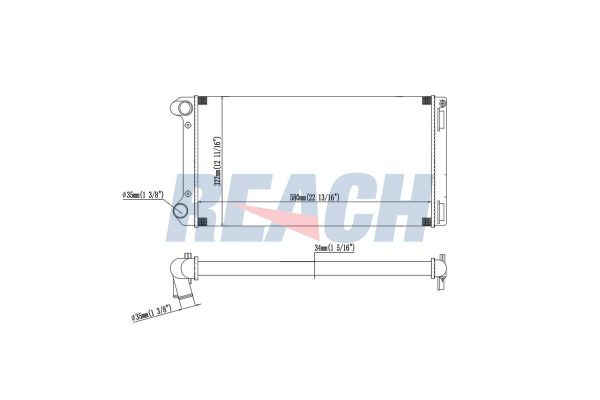 Su Radyatörü  DENSO DRM09098