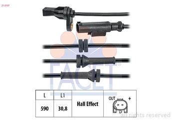 Abs Sensörü Ön Sağ veya Sol TRW GBS2665  34526852908 34526869323 6852908 34 52 6 852 908 34 52 6 869 323 6 852 908 6869323 6 869 323