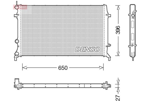 Su Radyatörü  DENSO DRM32043