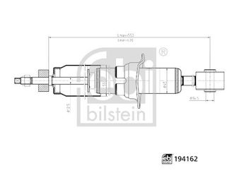 Amortisör Ön Sağ veya Sol FEBI BILSTEIN 194162  4851009J90 4851009J00 48510-09J00 48510-09J90 4851009K00 48510-09K00 4851009K20 48510-09K20 4851009K30 48510-09K30 4851009K60 48510-09K60 4851009K80 48510-09K80 4851009K90 48510-09K90 485100K100 48510-0K100 485100K130 48510-0K130 485100K140 48510-0K140 485100K180 48510-0K180 485100K330 48510-0K330 485100K340 48510-0K340 485100K350 48510-0K350 485100K360 48510-0K360