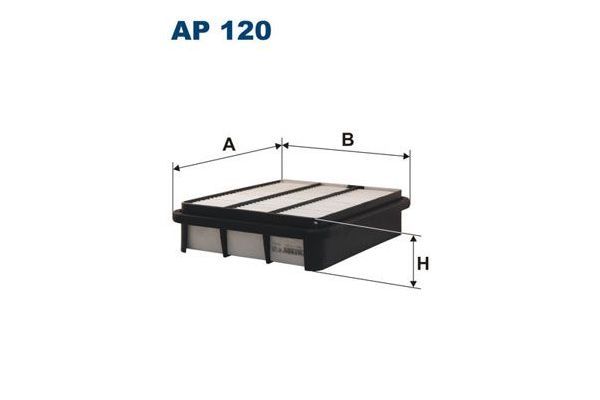Hava Filtresi  Mitsubishi Pajero Pinin (H60/H70)(1999->)  FILTRON AP 120