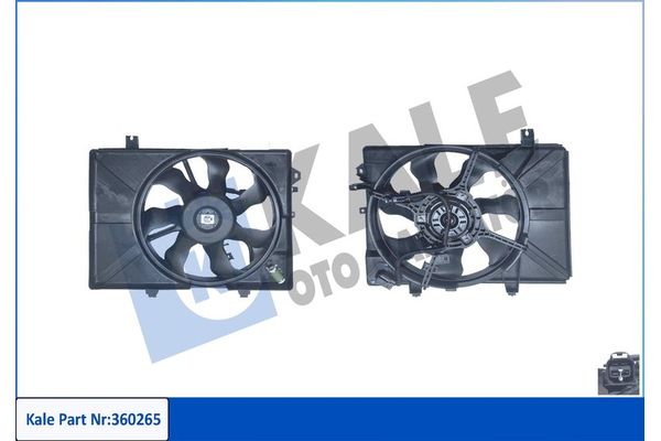 Radyatör Fan ve Motoru  KALE 360265