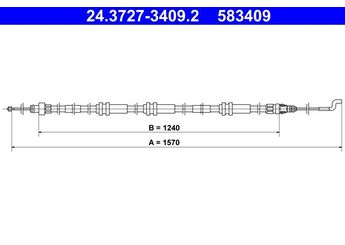El Fren Teli Arka Sağ veya Sol CAVO 7002 740  7H8609701Q
