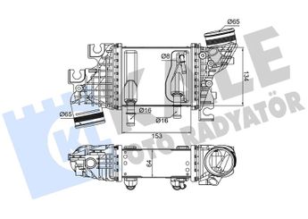 Turbo Radyatörü  KALE 376095  4L145749M 04L145749M 4L145749B 04L145749B 4L145749F 04L145749F 4L145749H 04L145749H 4L145749L 04L145749L