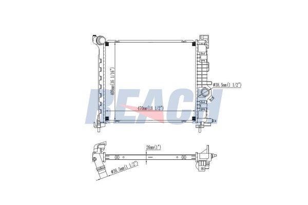 Su Radyatörü  ISUZU ORJINAL 387017879201