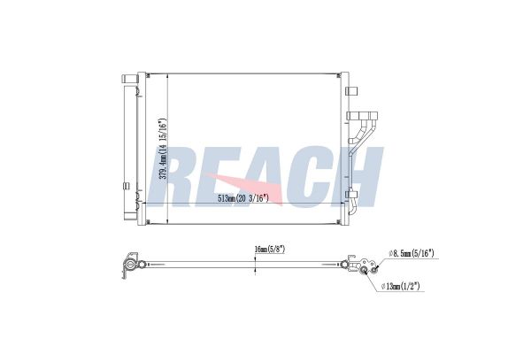 Klima Radyatörü  MAHER 18984