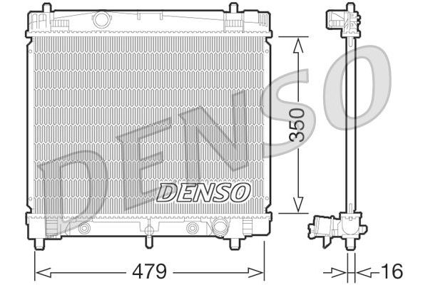 Su Radyatörü  DENSO DRM50070