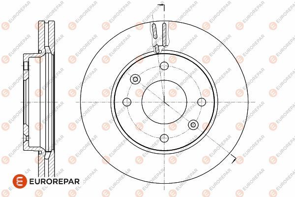 Fren Disk Ayna Ön Sağ ve Sol Kia Magentis (MS)(2001->)  EUROREPAR 1642779280