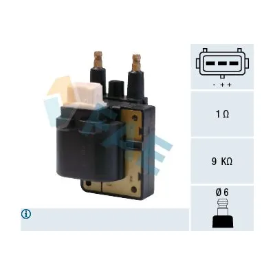 Ateşleme Bobini  Renault Safrane (B54)(09.1996->)  TKN RNBB006