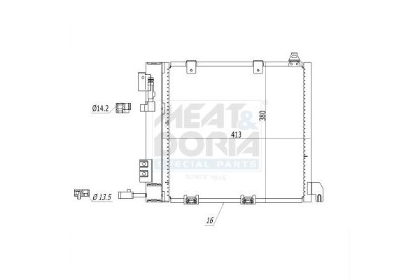 Klima Radyatörü  MAHER 18945