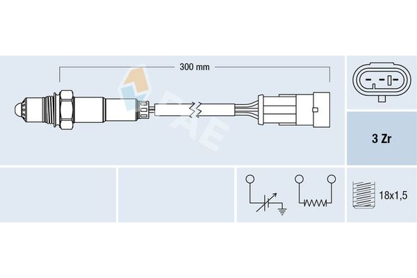 Oksijen (Lambda) Sensörü  FAE 77121