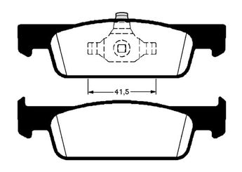 Fren Disk Balata Ön MOTRIO 8671095623  8671095623 410602581R 410605612R 8660005291 410606032R 410608708R 8660003852 8660005117 8660005283