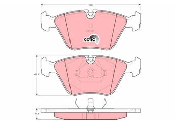 Fren Disk Balata Ön TRW GDB1064  MJE2001AA JLM21917 JLM1829 JLM20702