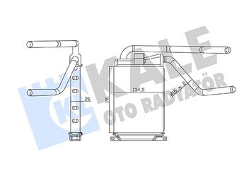 Kalorifer Radyatörü  KALE 361110  305981210 0305981210 03059812-10
