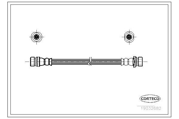 Fren Hortumu Arka Sağ veya Sol BERSE 60523
