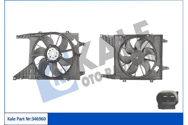 Radyatör Fan ve Motoru  KALE 346960