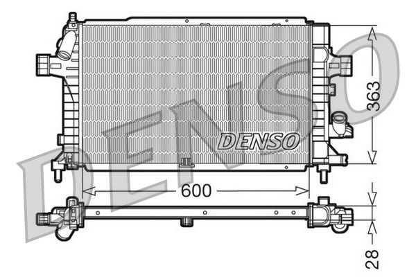 Su Radyatörü  DENSO DRM20102
