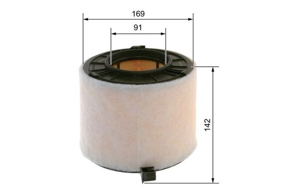 Hava Filtresi  Audi A8 (4NC/4NL)(11.2021->)  BOSCH F 026 400 677