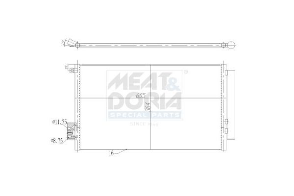 Klima Radyatörü  ORİS CFI635016