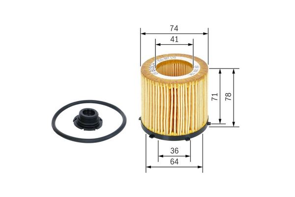 Yağ Filtresi  BMW X1 Serisi (E84)(2009->)  BOSCH F 026 407 178