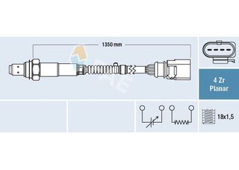 Oksijen (Lambda) Sensörü  FAE 77904  79906262G 079 906 262 G 1K0998262C 1K0 998 262 C 22906262AB 022 906 262 AB 22906262AQ 022 906 262 AQ 22906262BJ 022 906 262 BJ 3H906262K 03H 906 262 K 3H906262L 03H 906 262 L 79906262AC 079 906 262 AC 79906262AD 079 906 262 AD 79906262H 079 906 262 H 79906265 079 906 265 79906265A 079 906 265 A 6B906262A 06B 906 262 A