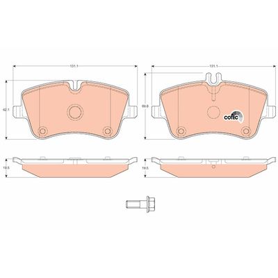 Fren Disk Balata Ön KALE BALATA 23144 198 15 MSH