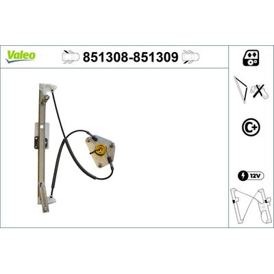 Cam Krikosu Arka Sol VALEO 851308