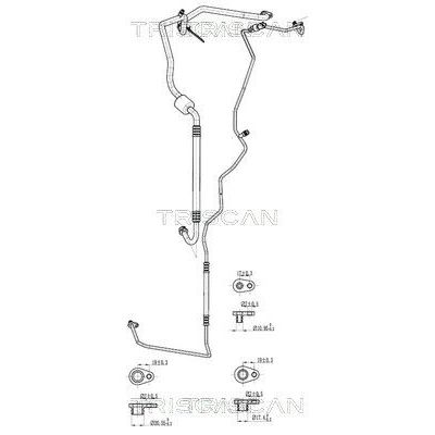 Klima Hortumu  Citroen C3 (09.2009->)  PSA ORJINAL 6477J6