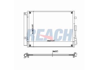 Klima Radyatörü  MGA 82373  976062K000 97606-2K000 976062K000AS 97606-2K000AS