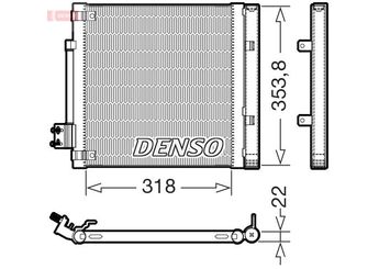 Klima Radyatörü  DENSO DCN99082  600761300B