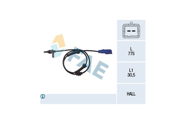 Abs Sensörü Arka Sağ veya Sol FAE 78013