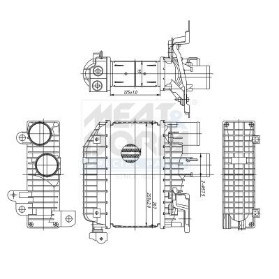 Turbo Radyatörü  Toyota Avensis (T25)(2003->)  ORİS 188-4835
