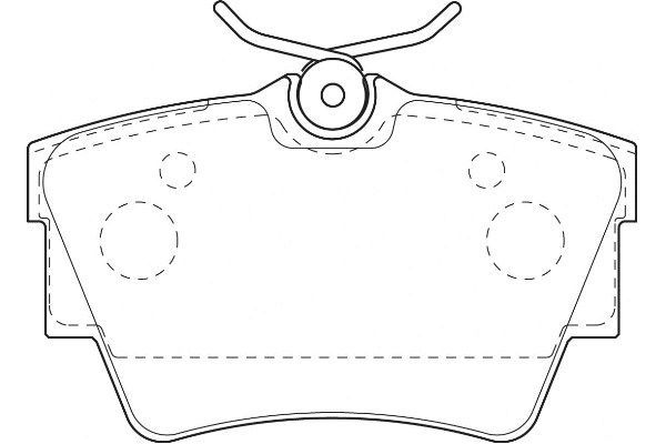 Fren Disk Balata Arka Fiat Talento P.Van (296)(06.2016->)  FORD ORJINAL HAMJ2M007AJAA